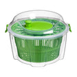 Adisa Clear and Green Salad Spinner