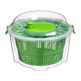 Adisa Clear and Green Salad Spinner