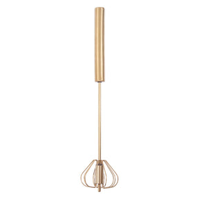 Press And Spin Light Gold 30cm Whisk
