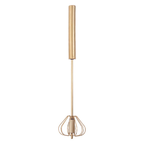 Press And Spin Light Gold 30cm Whisk