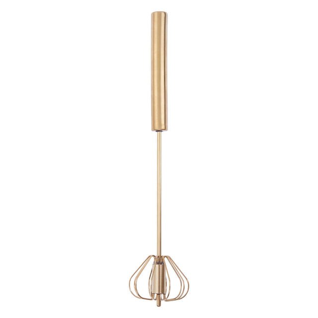 Press And Spin Light Gold 30cm Whisk