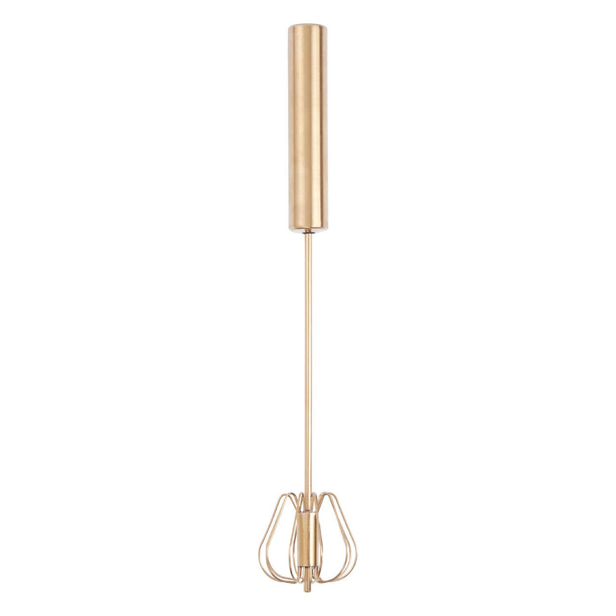 Press And Spin Light Gold 35cm Whisk