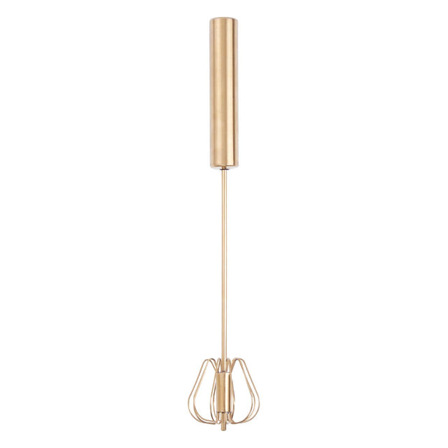 Press And Spin Light Gold 35cm Whisk