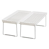 Romm White And Grey Cabinet Racks