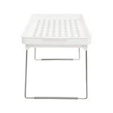 Romm White And Grey Cabinet Racks