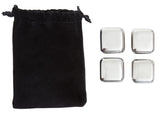 Patrin Set Of 4 Stainless Steel Whisky Stones