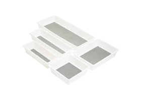 Romm Set Of 5 Plastic Drawer Organizer