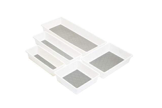 Romm Set Of 5 Plastic Drawer Organizer