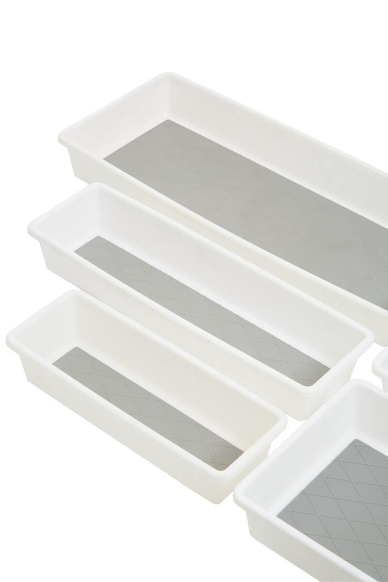 Romm Set Of 5 Plastic Drawer Organizer