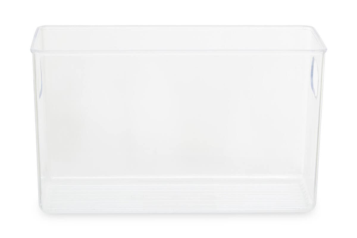 Romm Clear Plastic Rectangular Fridge Organiser