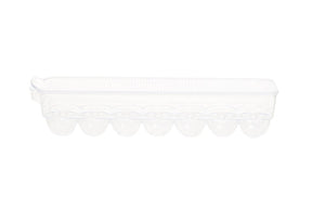 Romm Clear Plastic 14 Egg Storage Tray With Lid