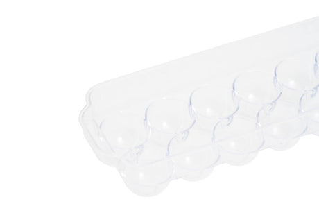Romm Clear Plastic 14 Egg Storage Tray With Lid