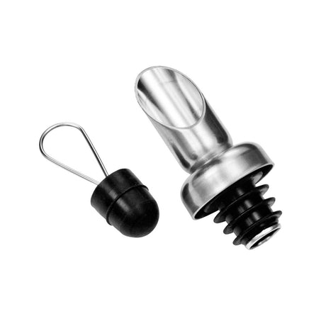 Mancini Stainless Steel Wine Pourer And Stopper
