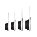 Set of Four Zing Black Silicone Measuring Cups