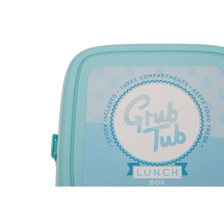 Grub Tub 4 Compartments Mint Green Lunch Box