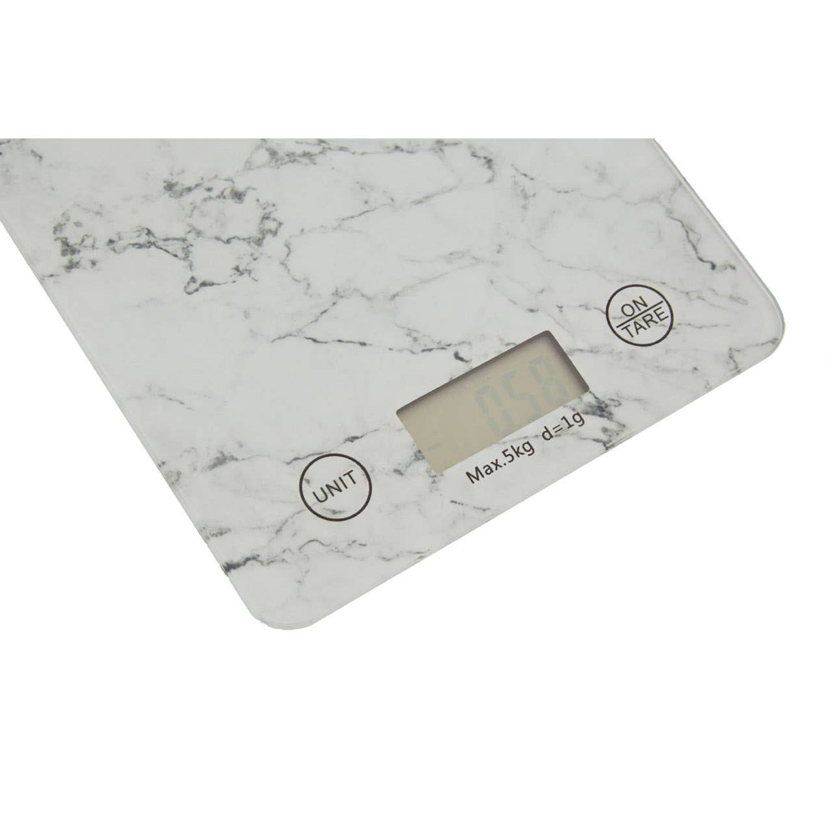 5Kg Rectangular Marble Effect Kitchen Scale