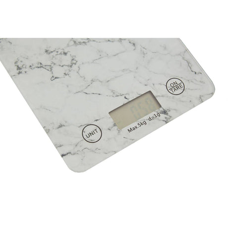 5Kg Rectangular Marble Effect Kitchen Scale