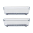 Romm Small Set Of Two Kitchen Organisers With Rubber Insert