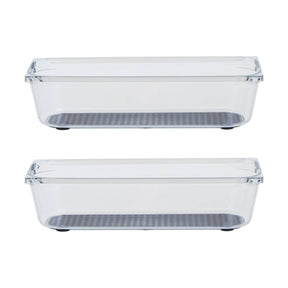 Romm Small Set Of Two Kitchen Organisers With Rubber Insert