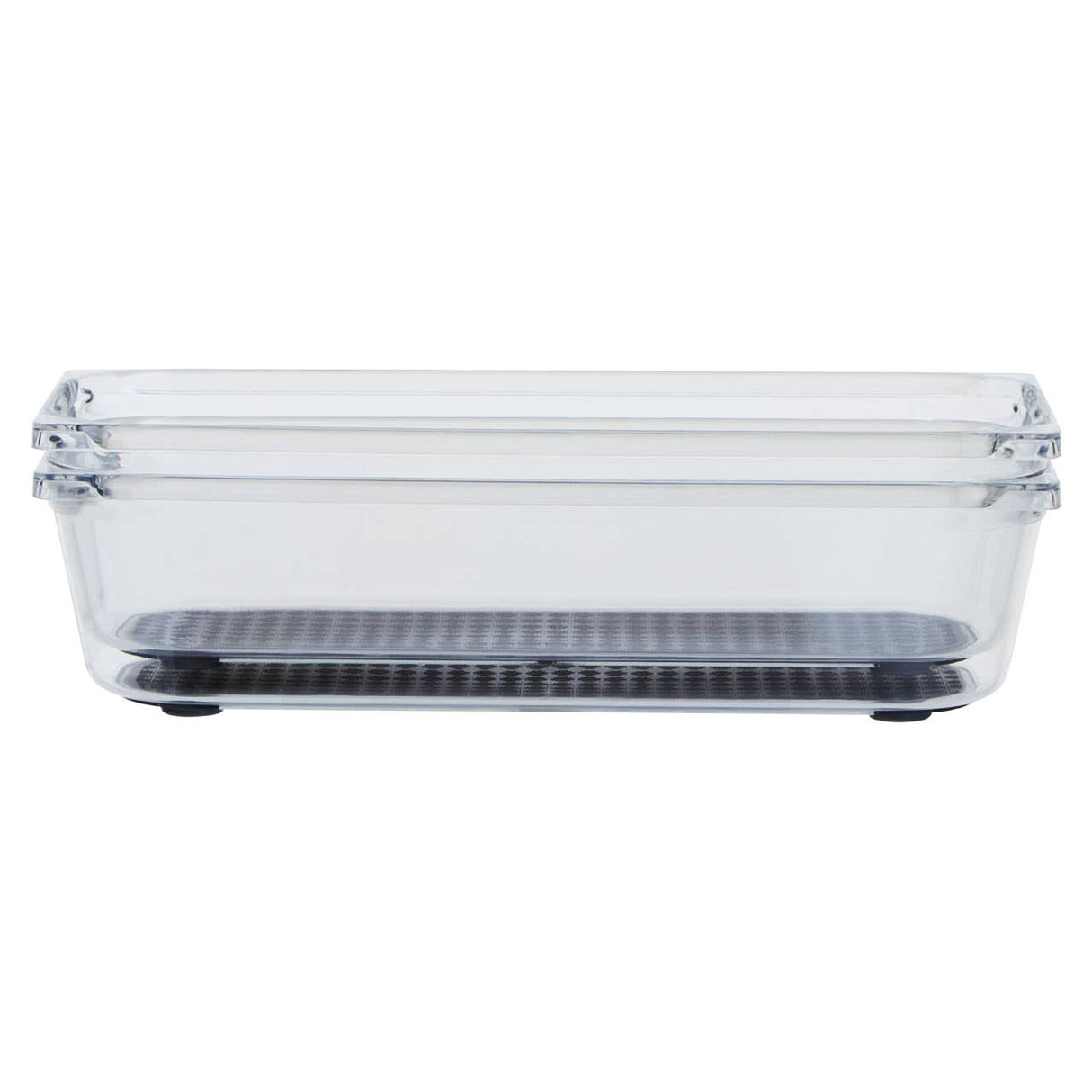 Romm Small Set Of Two Kitchen Organisers With Rubber Insert