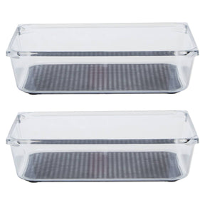 Romm Medium Set Of Two Kitchen Organisers With Rubber Insert