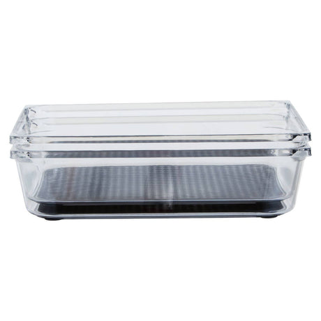 Romm Medium Set Of Two Kitchen Organisers With Rubber Insert
