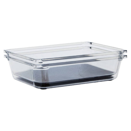 Romm Medium Set Of Two Kitchen Organisers With Rubber Insert