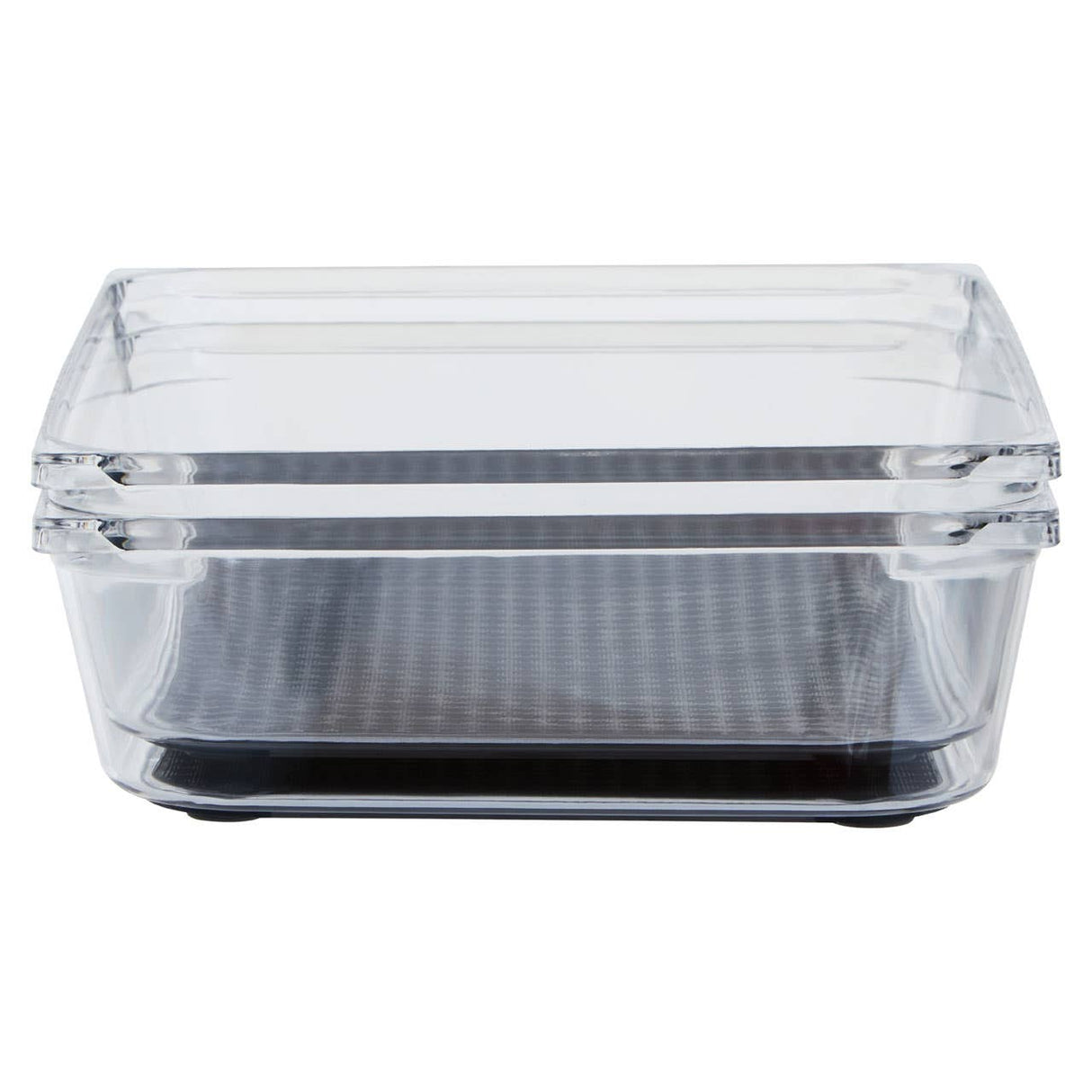 Romm Medium Set Of Two Kitchen Organisers With Rubber Insert