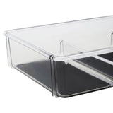 Romm Grey Multifunctional Kitchen Organiser With Dividers