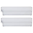 Romm Small Set Of Two Clear Fridge Bin Organizers