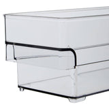 Romm Small Set Of Two Clear Fridge Bin Organizers