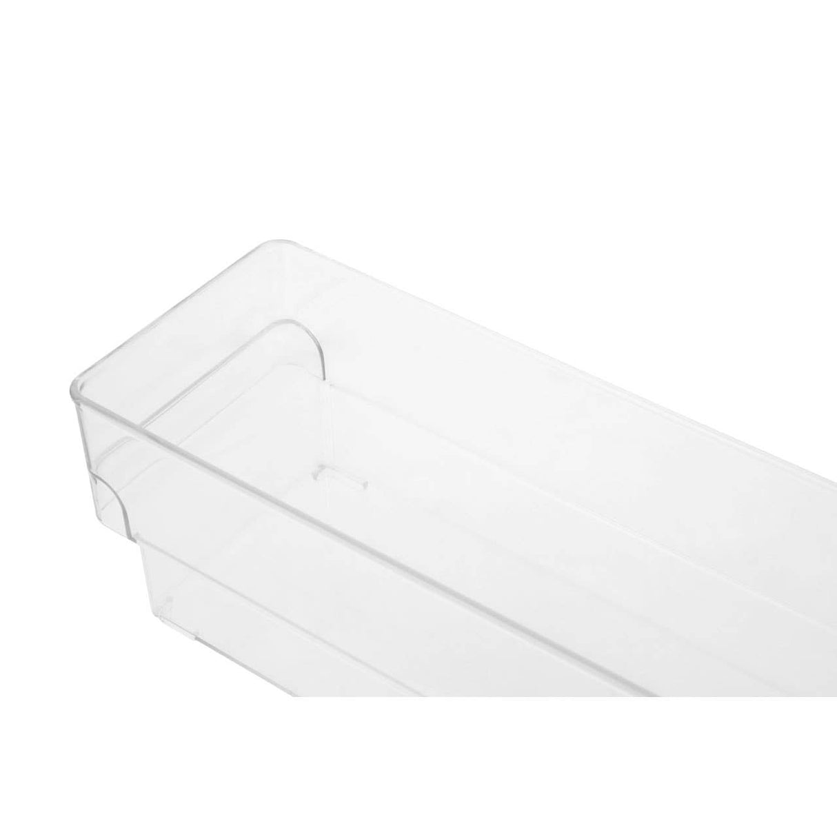 Romm Small Set Of Two Clear Fridge Bin Organizers