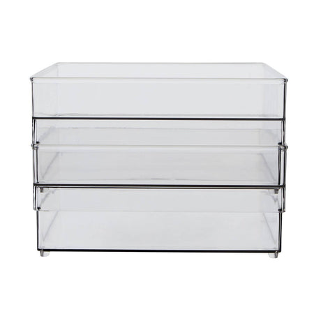 Romm Large Set Of Two Fridge Bin Organisers