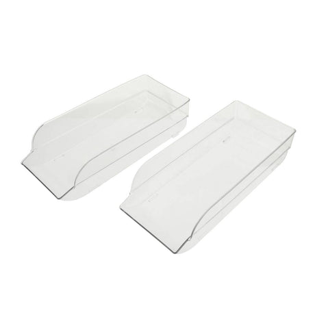 Romm Set Of Two Stackable Fridge Bins