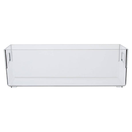 Romm Large Clear Plastic Fridge Bin With Handles