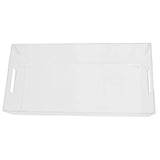 Romm Large Clear Plastic Fridge Bin With Handles