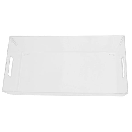 Romm Large Clear Plastic Fridge Bin With Handles