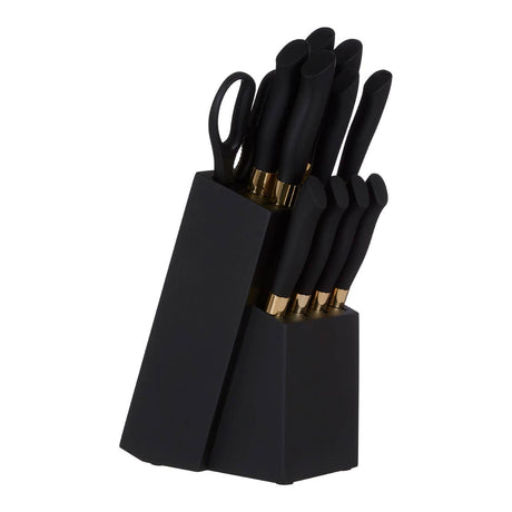11 Pc Gold Fringed Knife