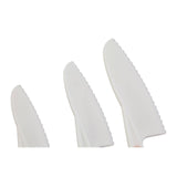 Set Of Three Zing Pastel Pink Knives