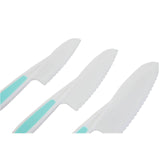 Set Of Three Zing Pastel Green Knives