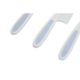 Set Of Three Zing Pastel Blue Knives