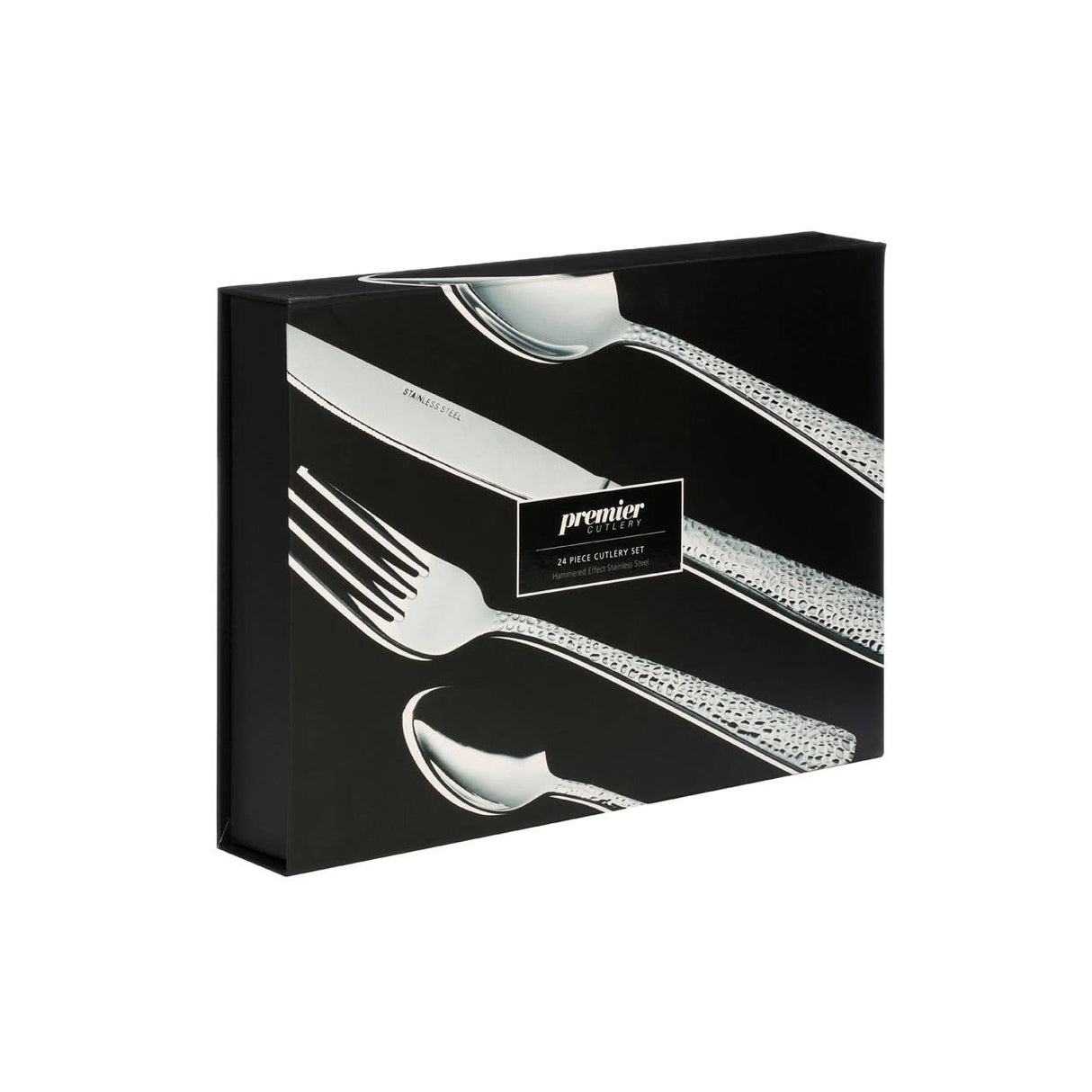 Hammered 24Pc Cutlery Set