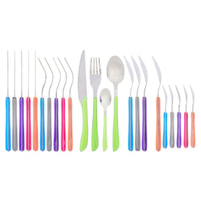 Zuma 24Pc Multi Coloured Cutlery