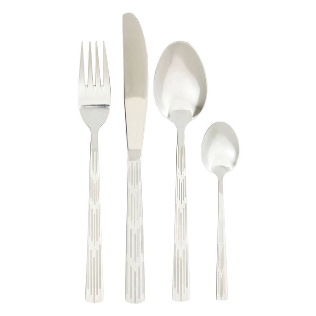 Avie 16Pc Deco Cutlery Set