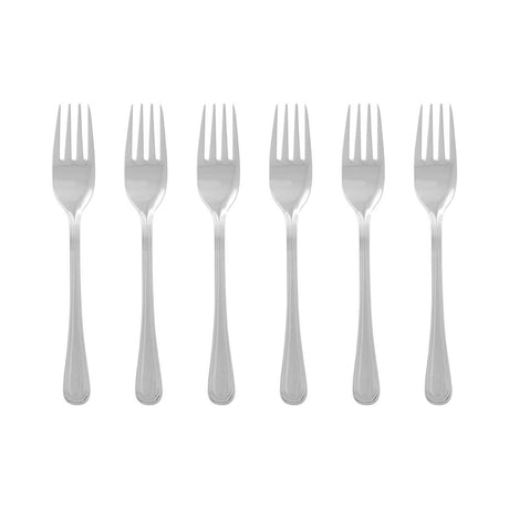 Set Of Six Classic Cake Forks
