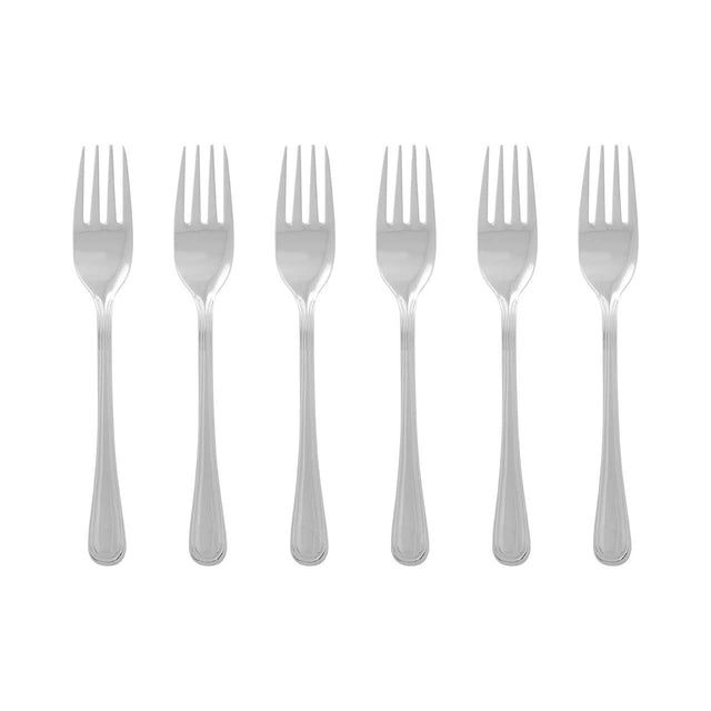 Set Of Six Classic Cake Forks