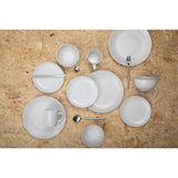 Modern Retro 16 Pc Matte Silver Cutlery Set