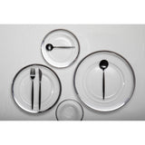 Modern Retro 16 Pc Matte Black Cutlery Set