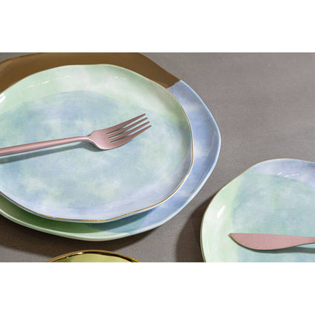 Avie 16 Pc Matte Pink Finish Cutlery Set