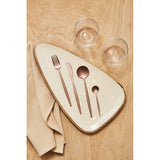 Avie 16 Pc Matte Pink Finish Cutlery Set